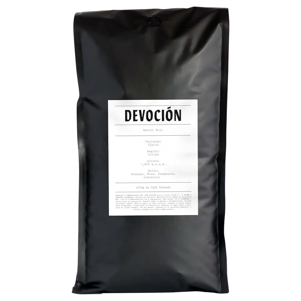 BARRIL ROJO - 2.5KG - Devoción Colombia