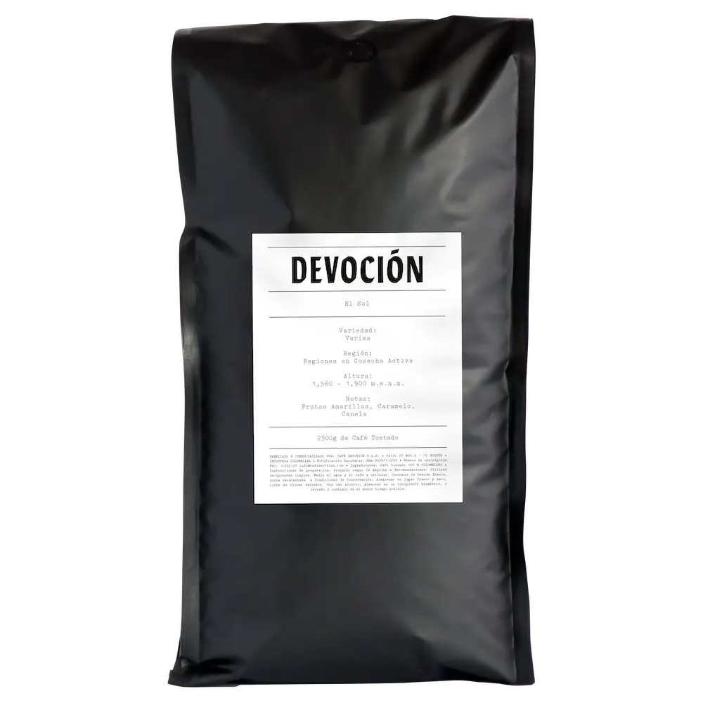 EL SOL - 2.5KG - Devoción Colombia